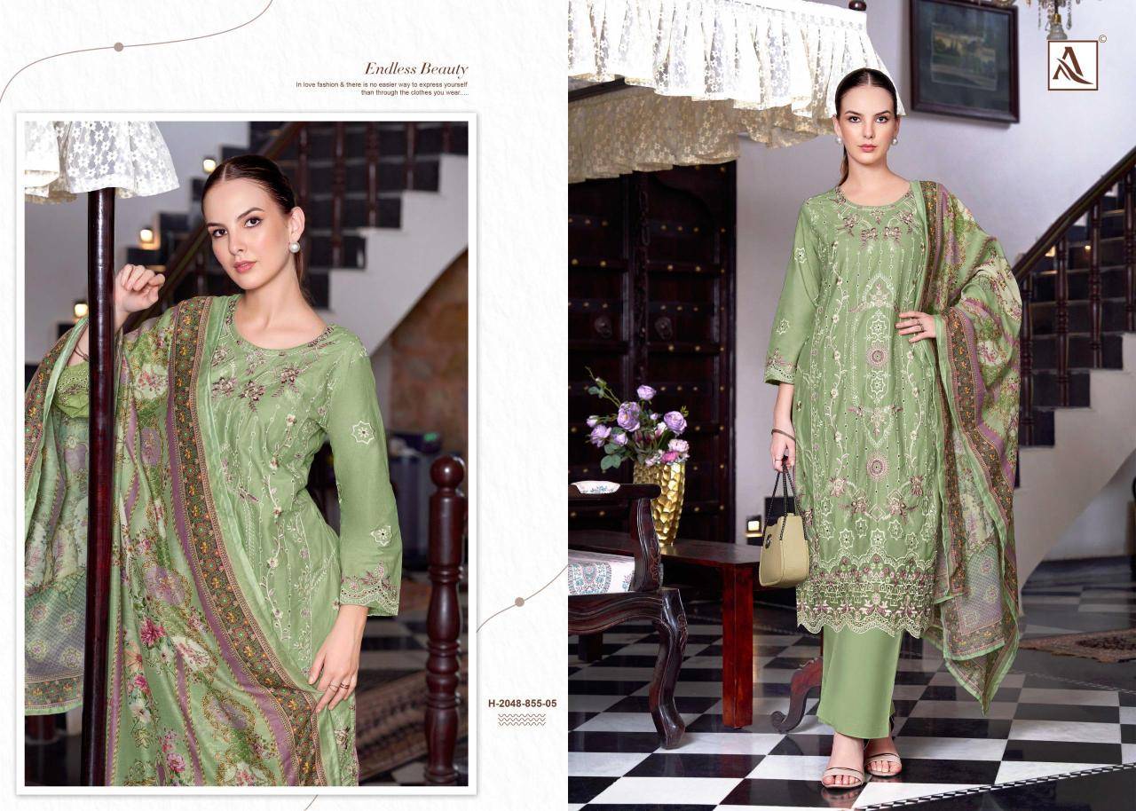 Alok suit the libas Dress materials wholesale price in hydrabad